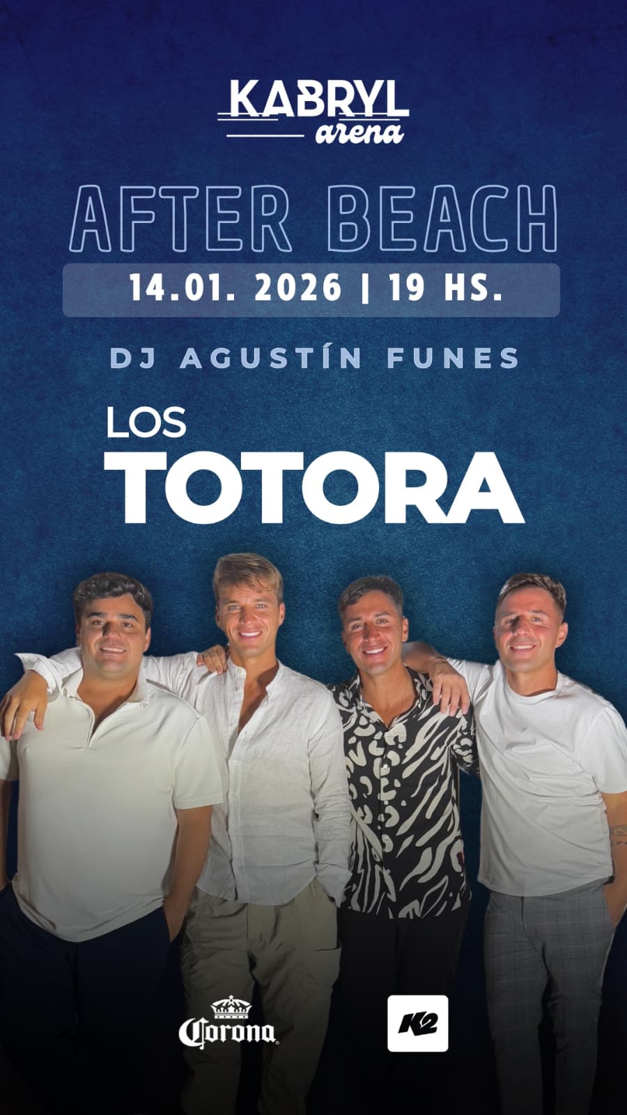 Los Totora en el After Beach