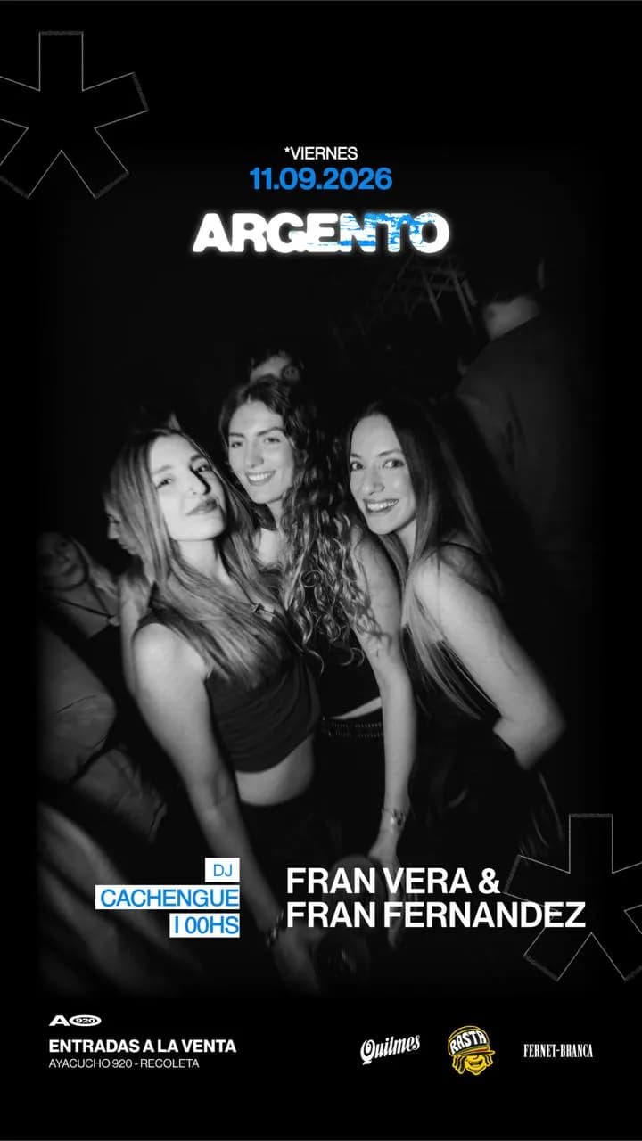 11/09 | VIERNES DE ARGENTO (CACHENGUE) 🇦🇷 