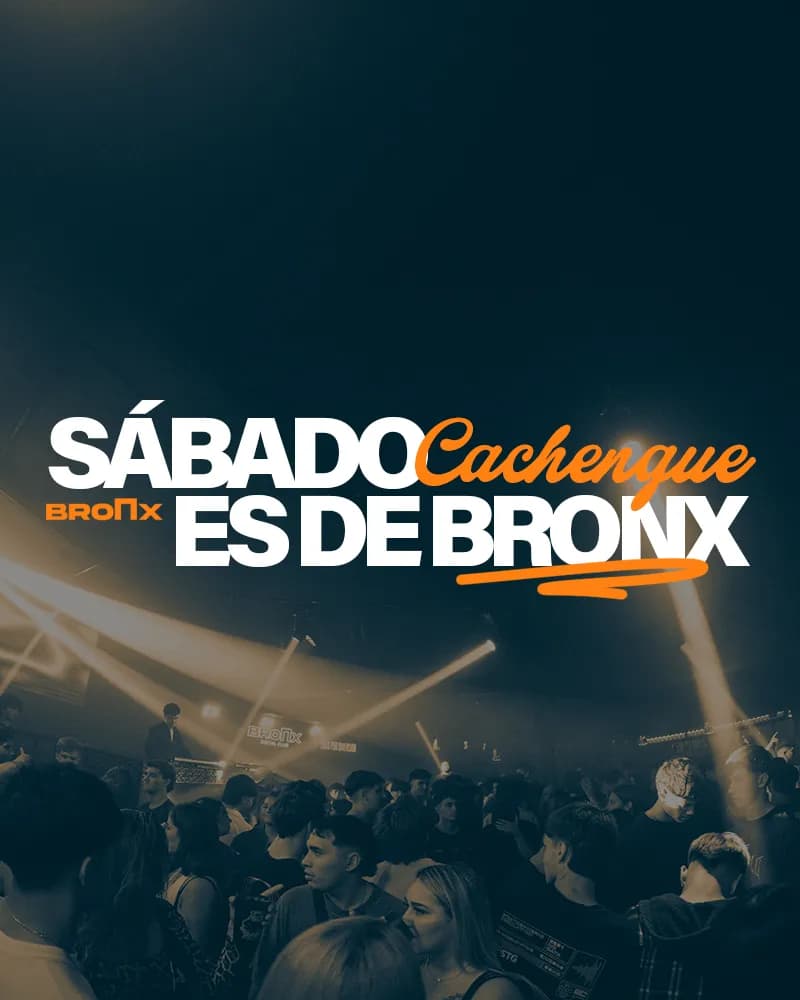 SABADO 12.09 | CACHENGUE ES DE BRONX x RDV